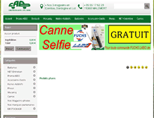 Tablet Screenshot of cab-pieces-auto.com